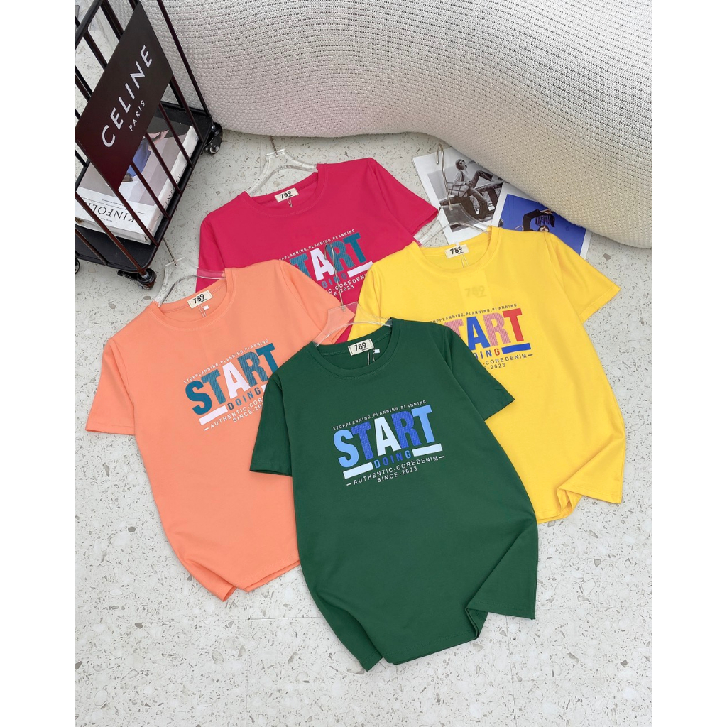 Áo Thun Thái Nữ Cao Cấp Chất Xịn Đẹp Mịn Mát MIYUNA Mã Hình Gấu Xinh Xắn