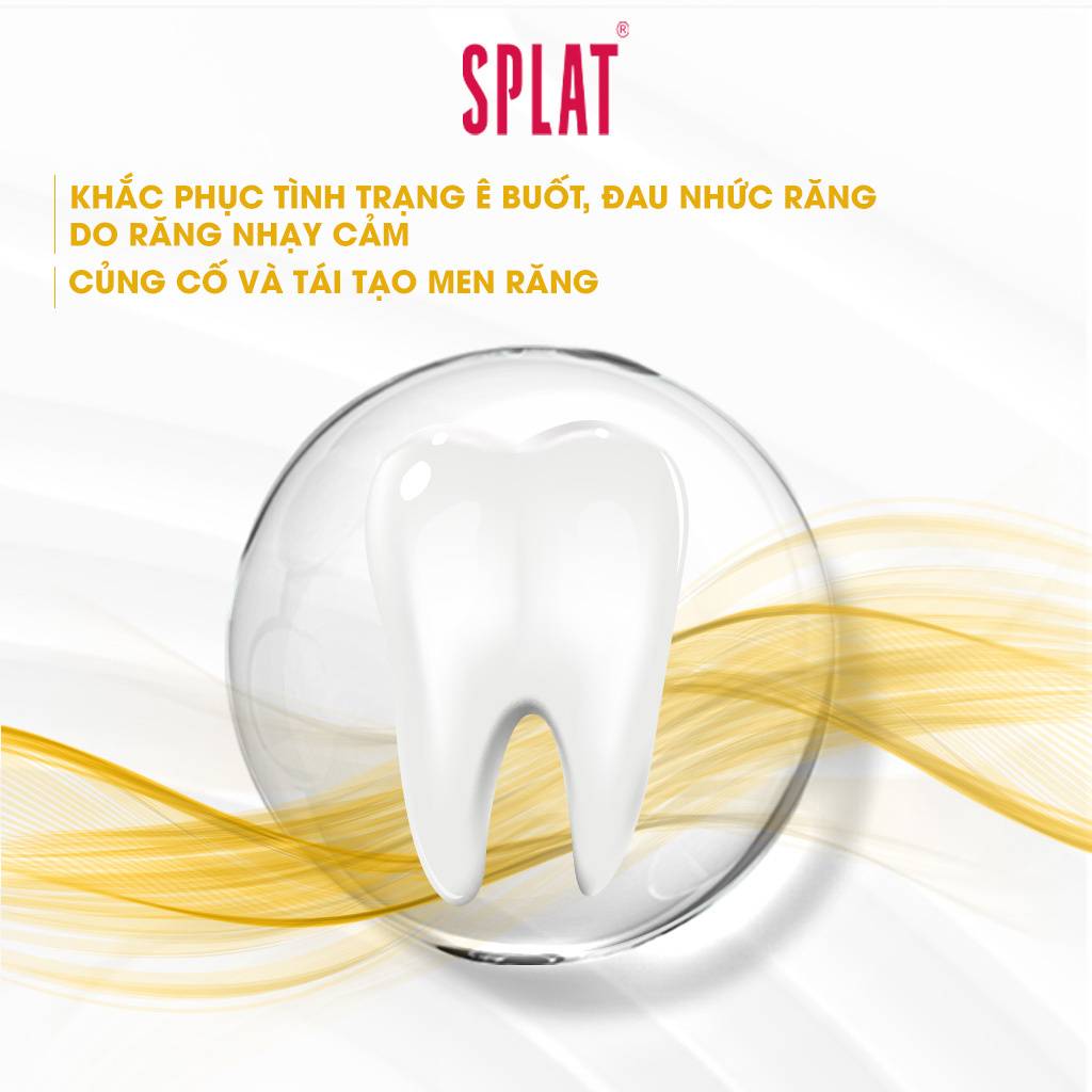 Kem Đánh Răng Phục Hồi Và Bảo Vệ Men Răng SPLAT Biocalcium Professional Làm Trắng Răng, Ngừa Sâu Răng (20-100ml)