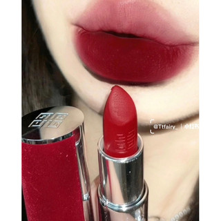 Auth - sale off son kem lì mịn givenchy màu 37 rouge graine vỏ nhung - le rouge deep velvet