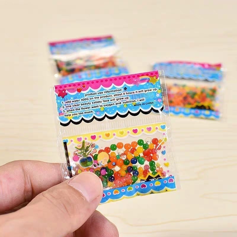 Vỉ 24 gói hạt nở tinh thể trang trí