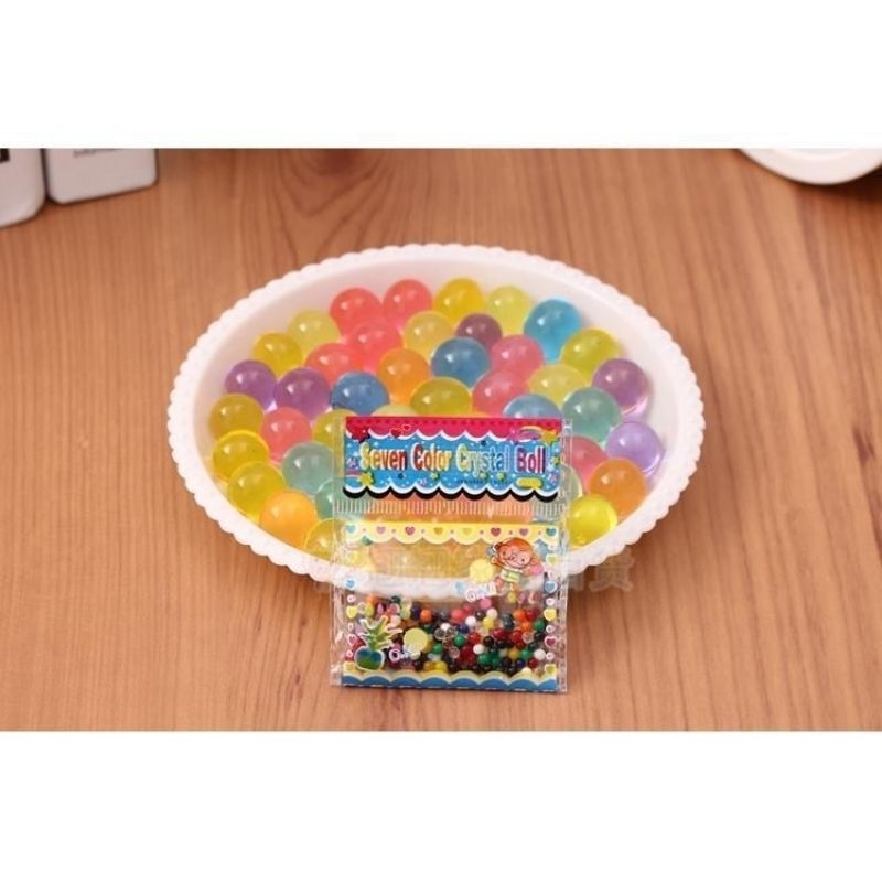 Vỉ 24 gói hạt nở tinh thể trang trí