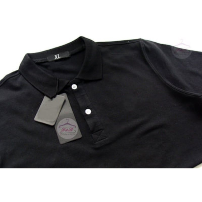 Áo thun Nam Polo cổ bẻ  màu đen size từ 50 kg -120kg, giá sỉ tại xưởng