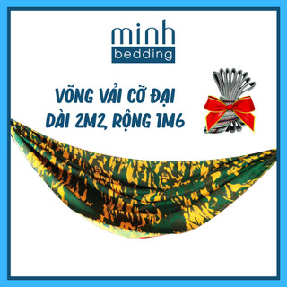 Võng vải khổ lớn dài 2m2 rộng 1m6 có thể nằm 2 người Minh Bedding