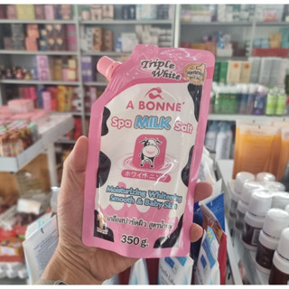 MUỐI TẮM SỮA BÒ TẨY TẾ BÀO CHẾT MỚI A BONNE SPA MILK SALT NẮP HỒNG