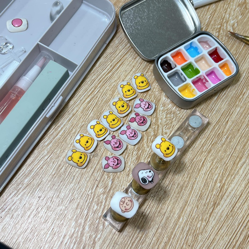 Pan đựng màu - gel vẽ chiết nail