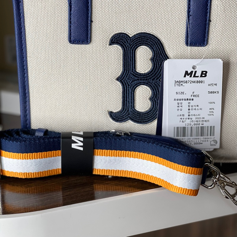 Túi tote mL b unisex quai xách dáng chữ Nhật màu xanh hot trend