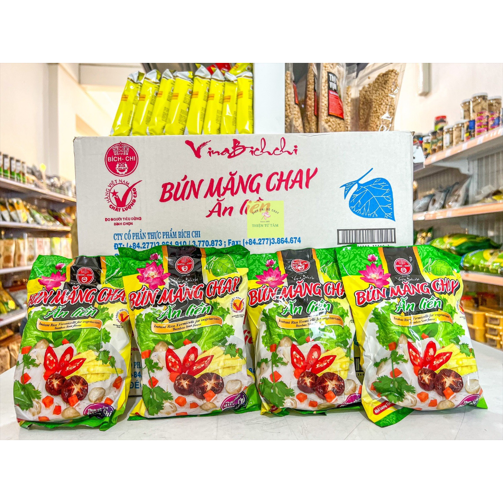 Bún Măng Chay Ăn Liền Vina Bích Chi Thơm Ngon Thùng 30 Gói