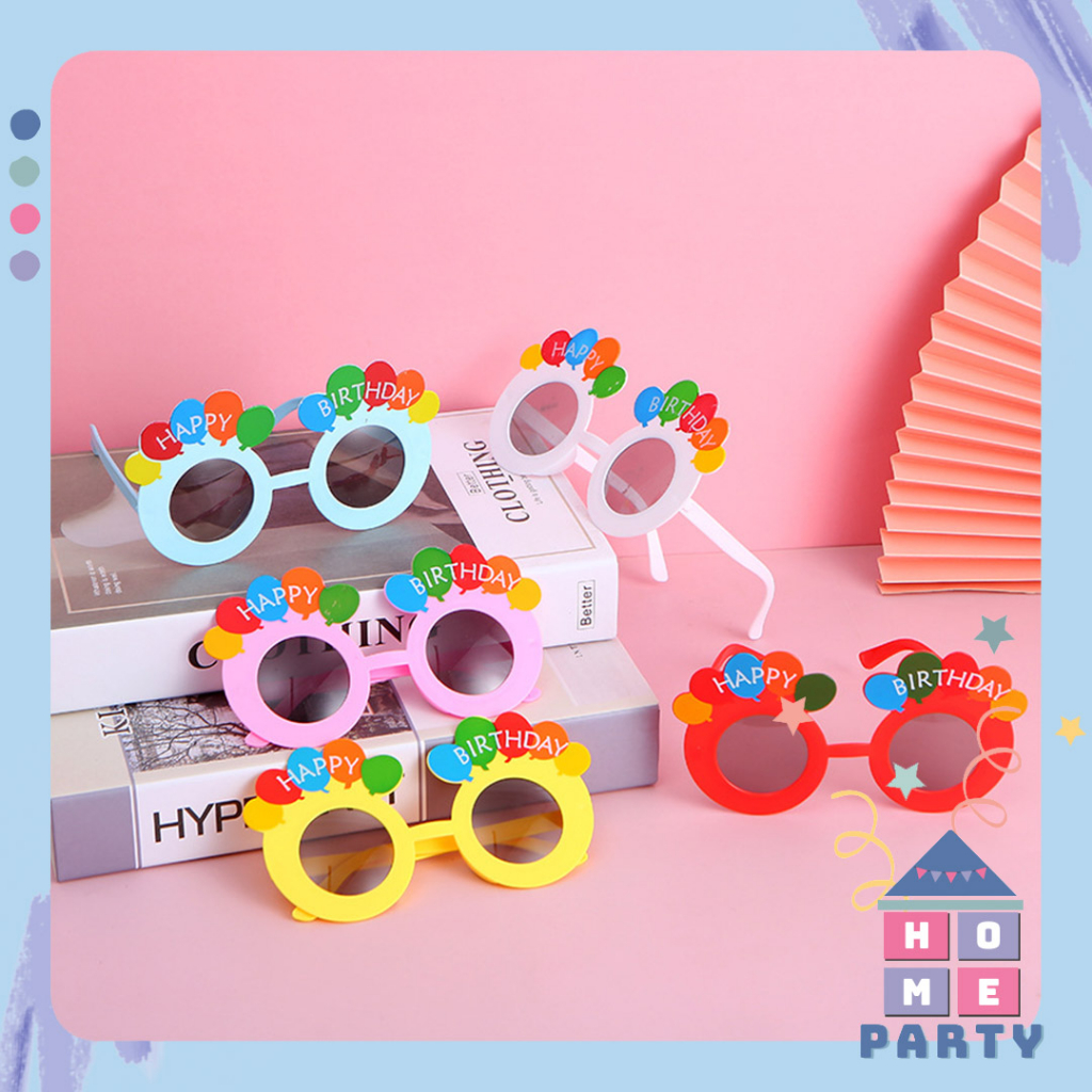 Mắt Kính Happy Birthday Dễ Thương Cute Trang Trí Sinh Nhật - Phụ Kiện Chụp Ảnh