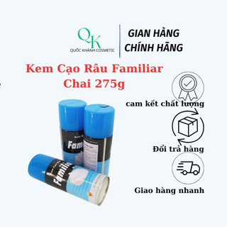 Kem cạo râu , bọt cạo râu familiar chai 275g