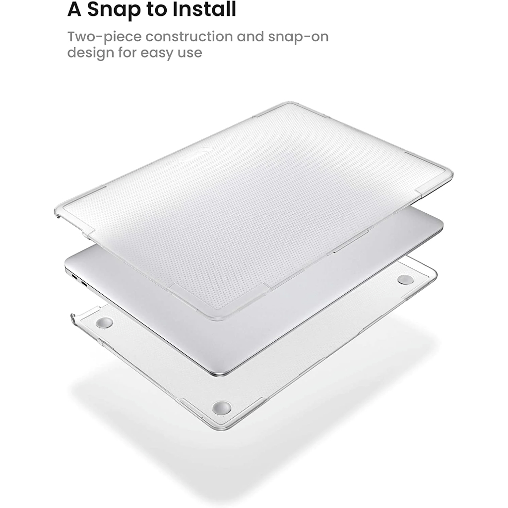 Ốp Lưng Wiwu iShield Hard Shell Dành Cho Macbook Air M2 - Hàng Chính Hãng