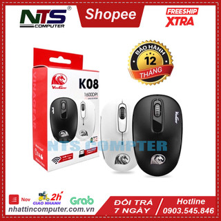 Chuột không dây v-dra k08 mẫu mới thay thế chuột không dây vinagear k08 mẫu cũ