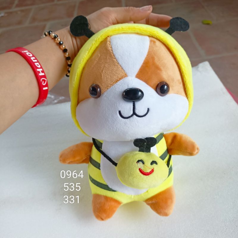 Gấu bông,chó siba 23cm