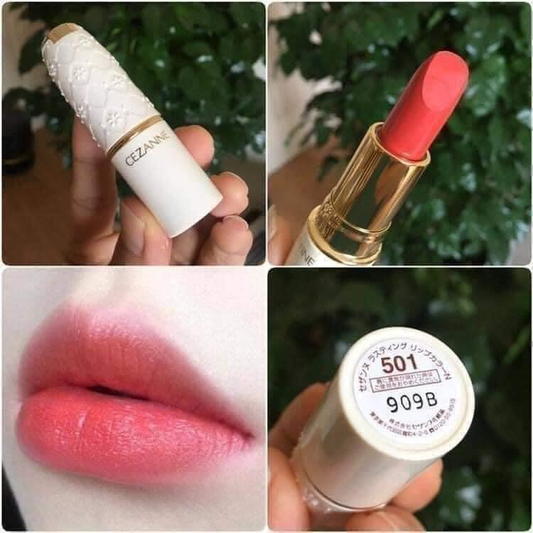 Son Thỏi Lì Cezanne Lasting Lip Color N Nhật Bản Mềm Mịn Lâu Trôi 3.9g