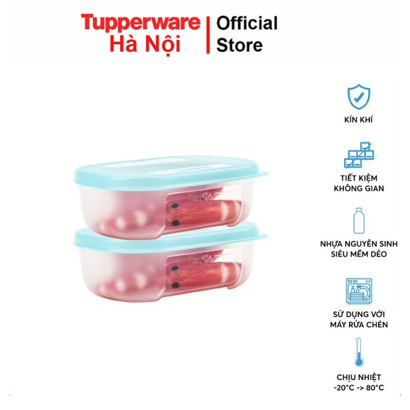 Hộp trữ đông Freezermate Mini 140ml Tupperware nhựa nguyên sinh bảo hành trọn đời sản phẩm