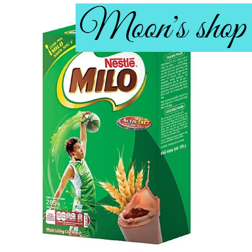 Thức Uống Lúa Mạch Milo Active-Go Néstle hộp giấy 285G