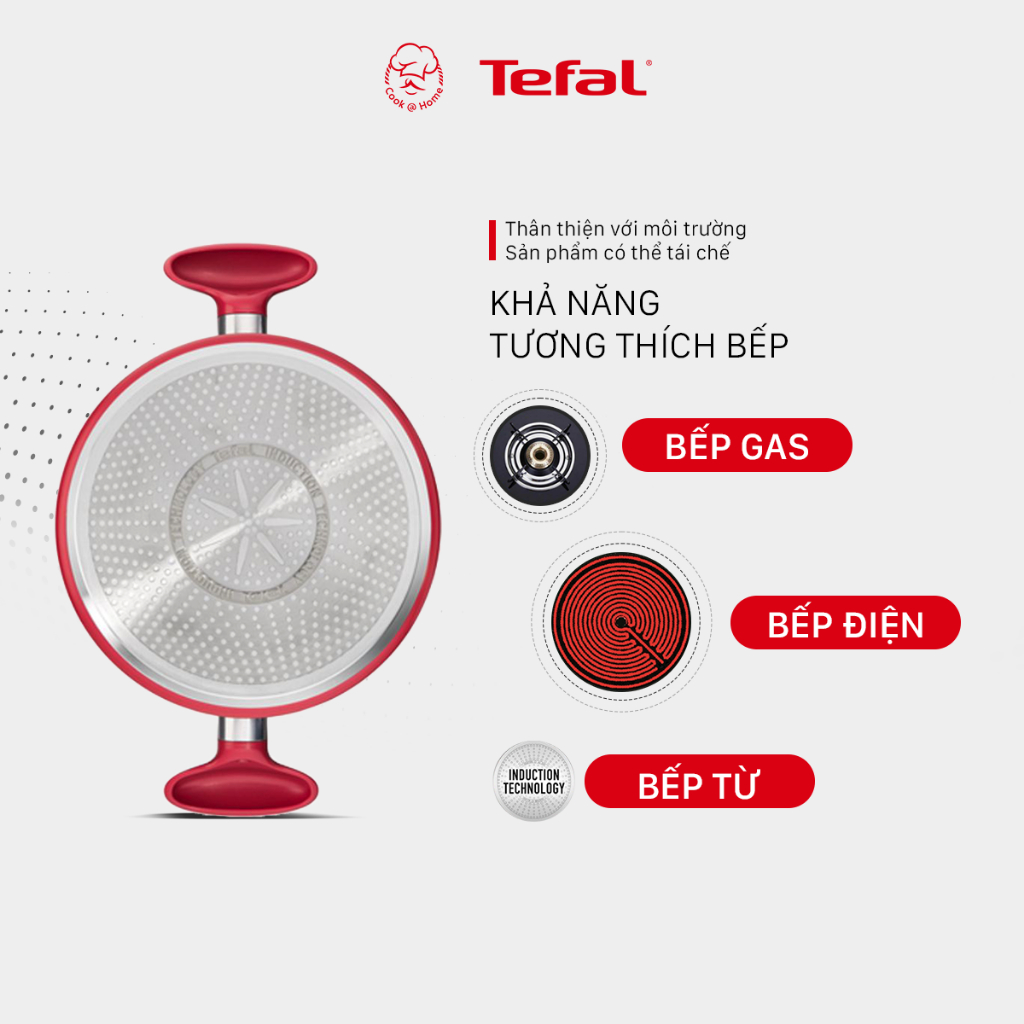 Nồi chống dính Tefal So Chef dùng cho bếp từ 22cm - G1354595