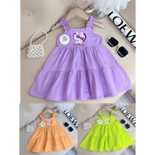 váy 2 dây bé gái chất cotton tàu xịn