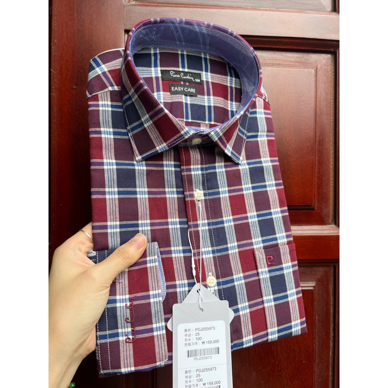 Sơ mi dài tay nam Pier.re Car.din 16 mầu dáng slimfit
