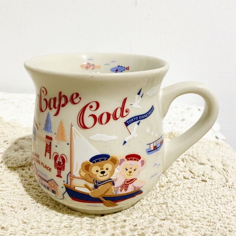 ly gấu duffy chính hãng disney made in thailand gốm sứ hoạt hình