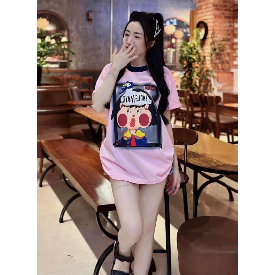 Áo Thun Nữ Quảng Châu Chất Mềm Mịn Mát Unisex 416