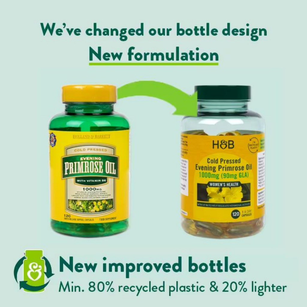 Tinh dầu hoa Anh thảo Evening Primrose Oil Holland & Barrett 120 viên