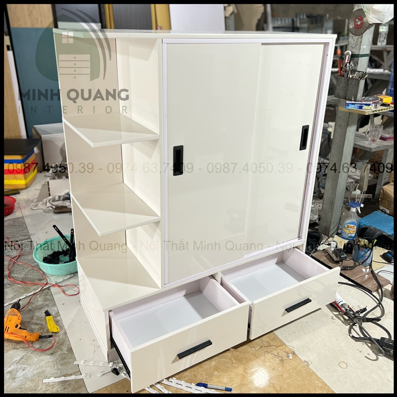 Tủ quần áo cửa lùa mini cho bé nhựa Đài Loan cao cấp nhận đặt theo yêu cầu