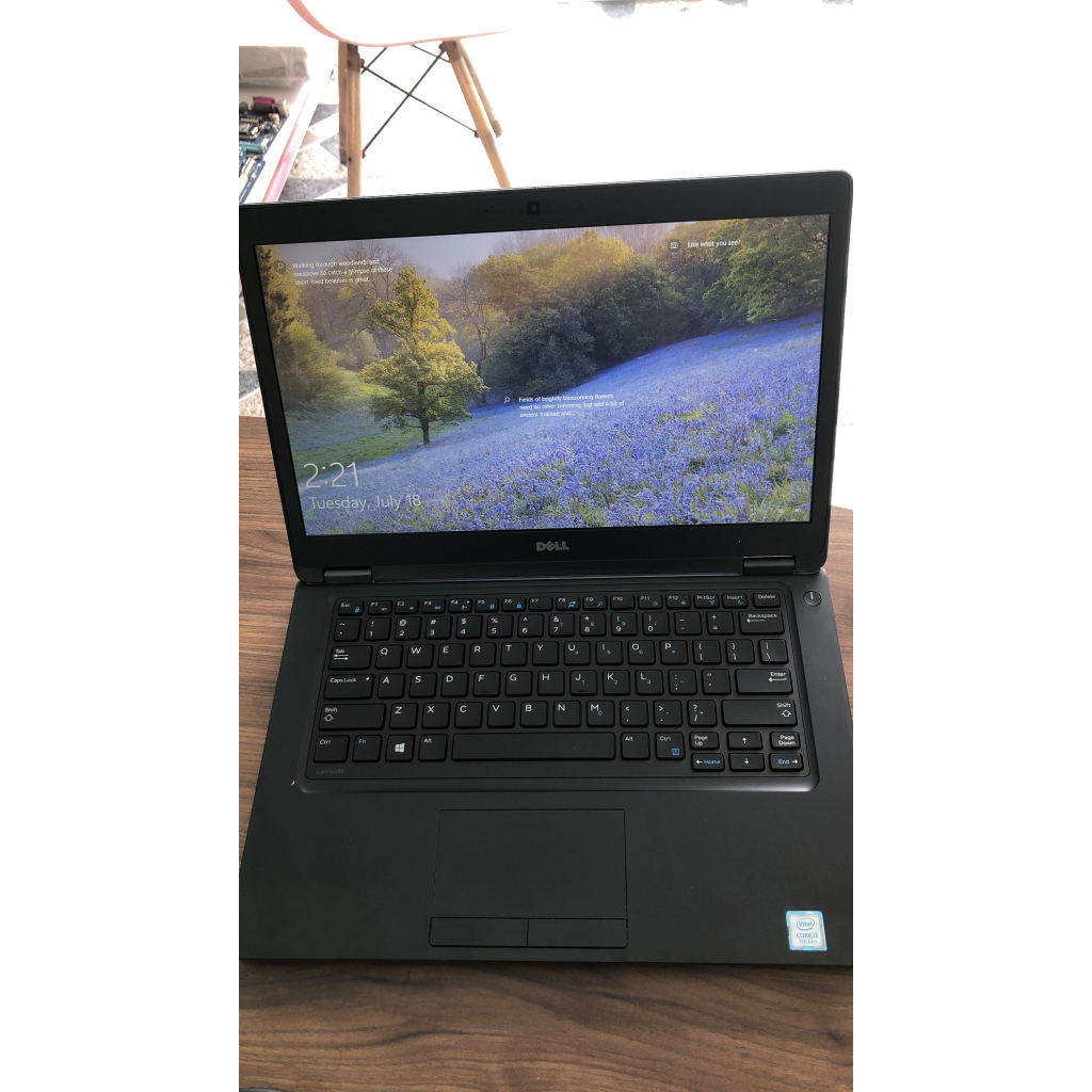 Laptop Mini 14FHD Dell 7480 Core I5 -7300u/Ram 8Gb/SSD 256Gb/Fhd Mỏng Nhẹ Đẹp Keng - Máy Tính Chạy 24/24