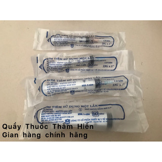 Bơm tiêm tiệt trùng 5ml,10ml,20ml,50ml, kim 18g