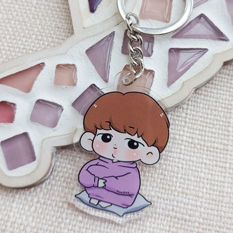 Standee móc khóa thành viên BTS chibi RM Jin SUGA j-hope Jimin V Jungkook