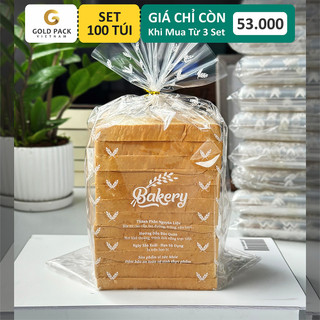 Túi đựng bánh mì sandwich - set 100 túi size 22x33cm