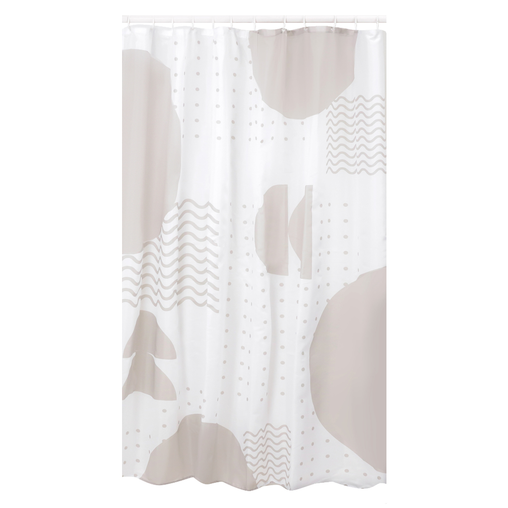 HOMEBASE MOYA RÈM NHÀ TẮM POLYESTER 180X180X0.1 CM MCH016