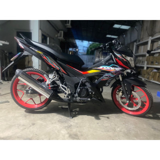 Tem Rời Sonic mẫu lửa màu đen đỏ vàng xanh trắng