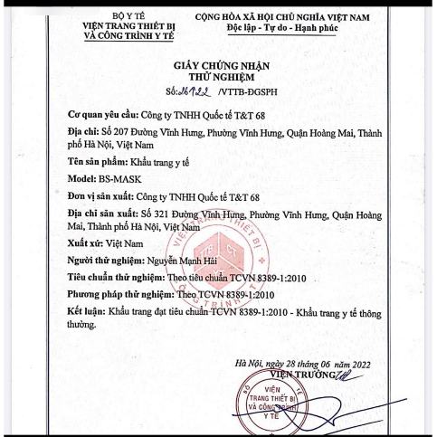 Thùng 100c Khẩu trang 5D Trẻ Em -  Bông Sen Vàng