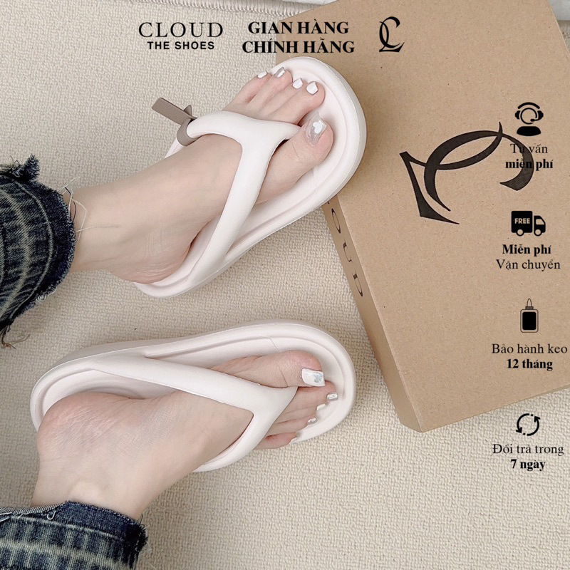 Dép nhựa xỏ ngón đế dày CLOUD