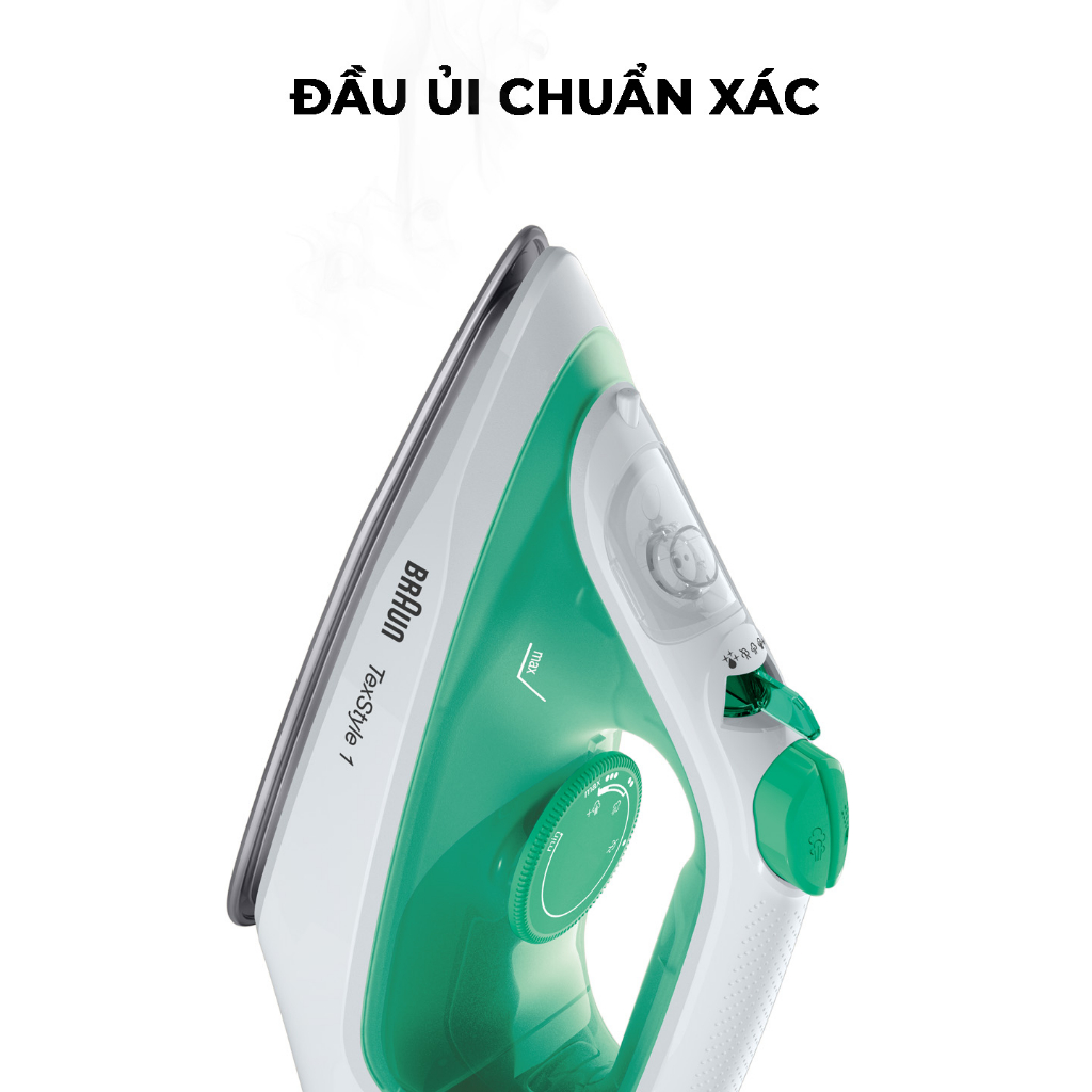 Bàn là hơi nước Braun SI1040GR-Hàng chính hãng bảo hành 24 tháng