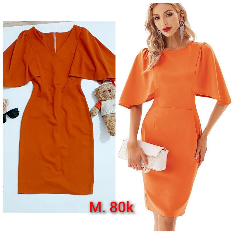 Đầm cánh dơi vàng bò