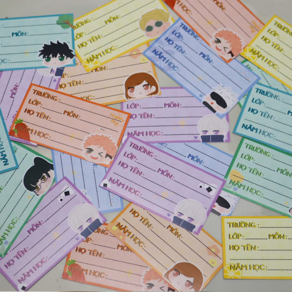 NHÃN VỞ ANIME JUJUTSU KAISEN