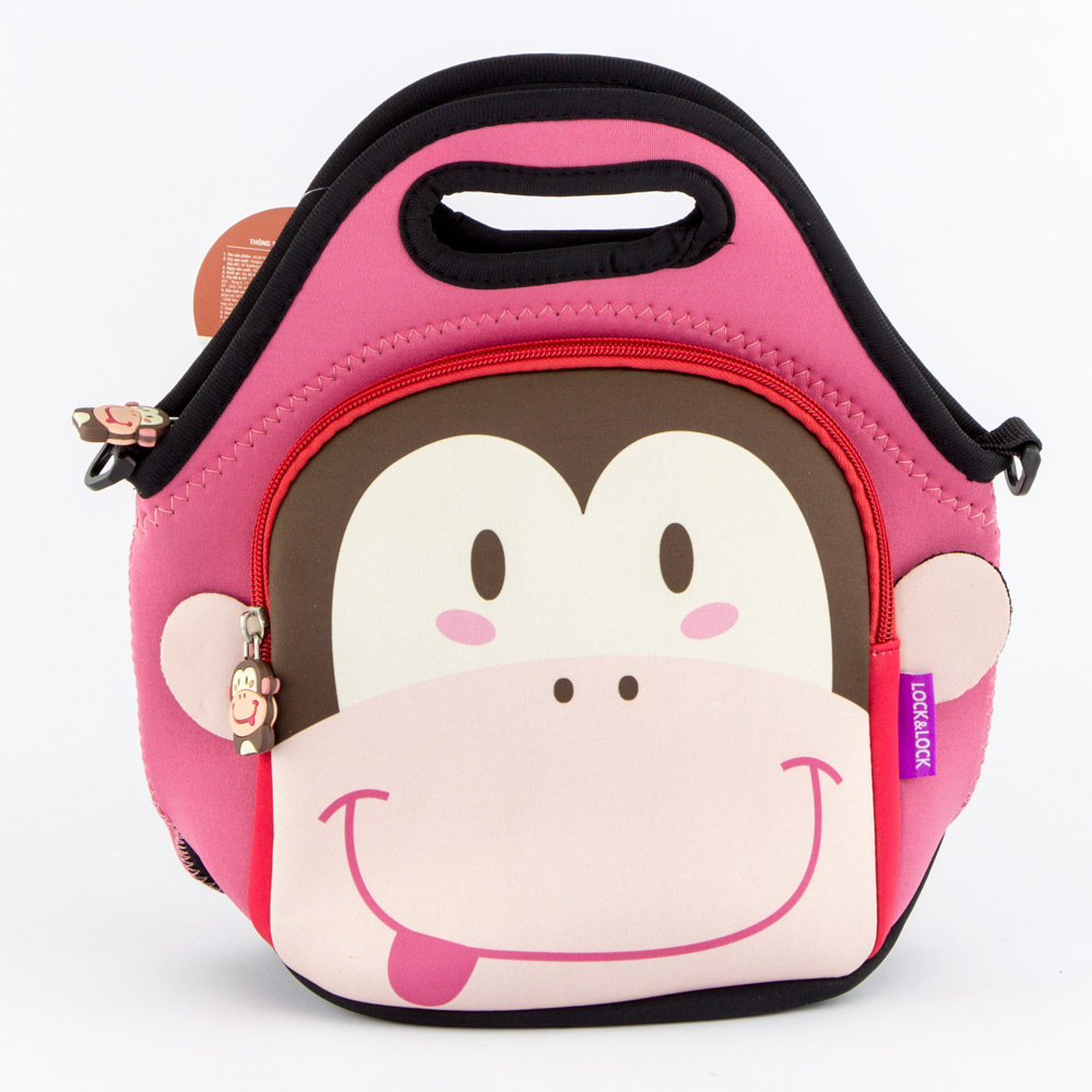 Túi đeo cho bé hình con cú, ong, khỉ Lock&amp;Lock kid bag Owl/Bee/Monkey 290*160*300mm