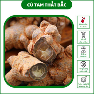 Củ tam thất bắc khô gói 1kg bổi bổ cơ thể, bảo vệ sức khỏe