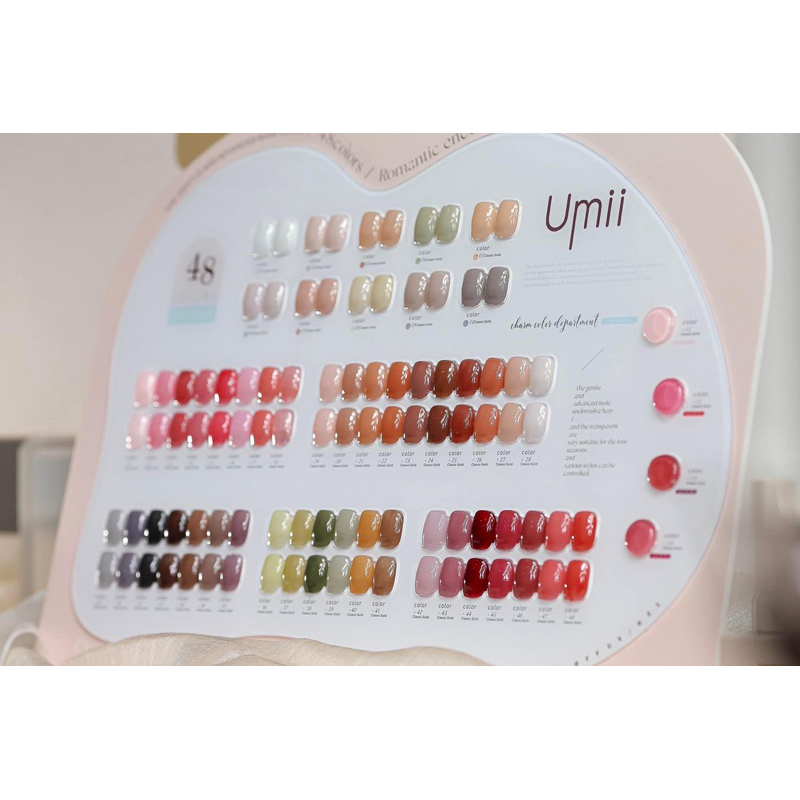 Set sơn thạch đục Umii 48mảu mới- đồ nails nhật quyên