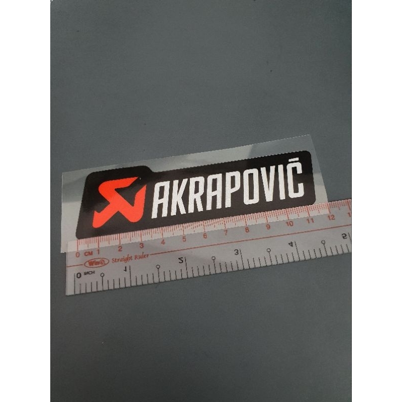 Tem dán nhiệt Pô xe máy Akrapovic