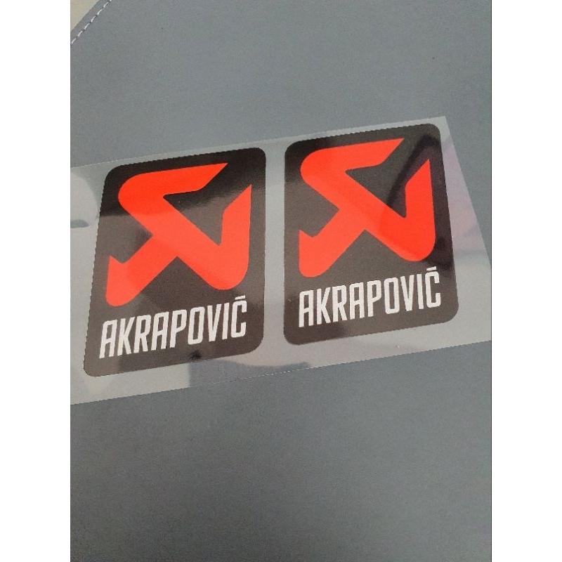 Tem dán nhiệt Pô xe máy Akrapovic