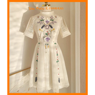 [Sẵn Hàng]♥️Đầm,Váy Hoa Mùa Thu Cao Cấp(ảnh thật)Size S,M