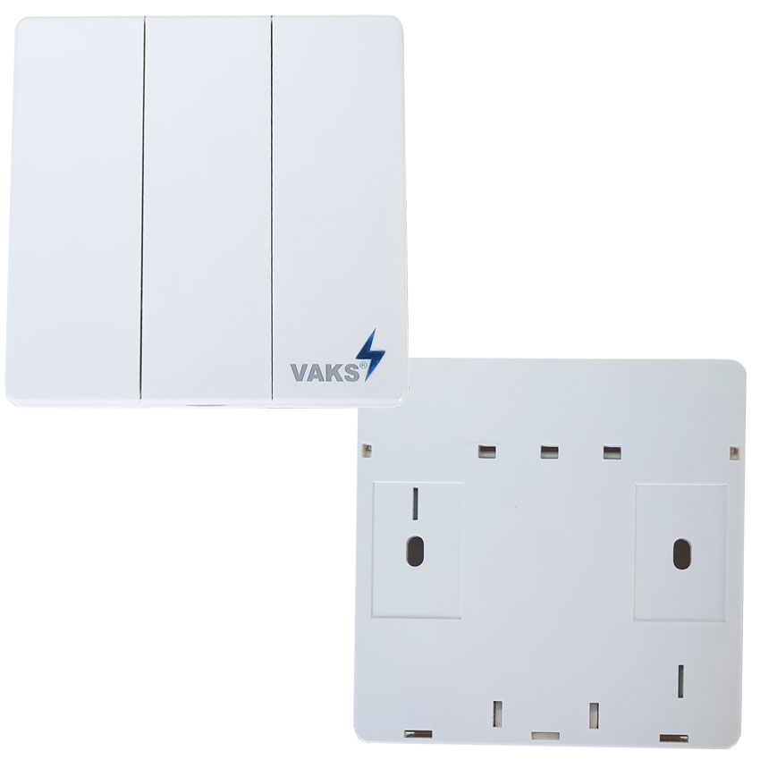 Nút nhấn remote không dây phát sóng RF 433Mhz - Vuông