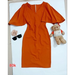 Đầm cánh dơi vàng bò
