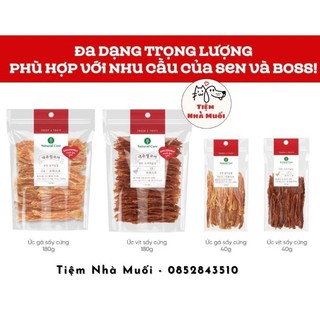 THỊT ỨC SẤY GIÒN CHO CHÓ NATURAL CORE THỊT GÀ/ THỊT VỊT