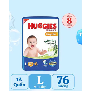 TÃ QUẦN HUGGIES L68+8 miếng