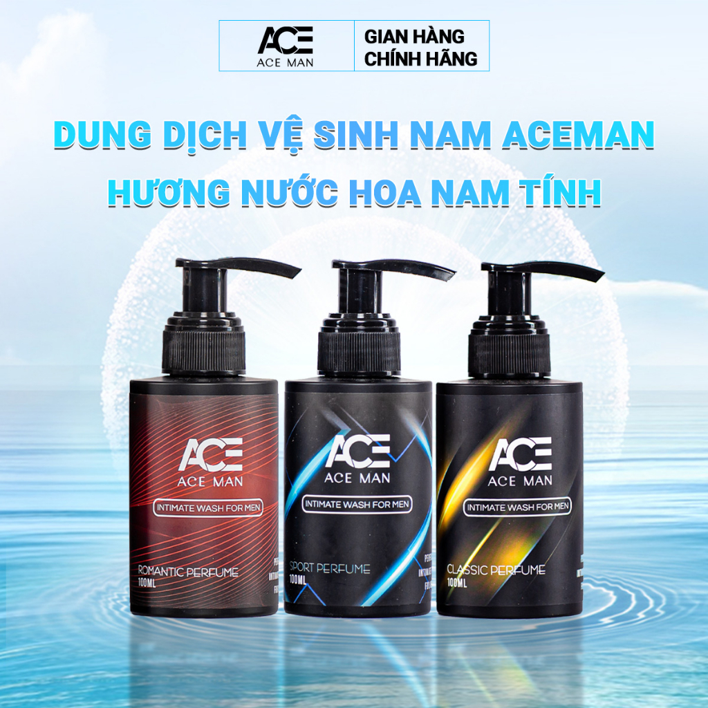 Dung dịch vệ sinh nam ACEMAN 100ml hương nước hoa cao cấp