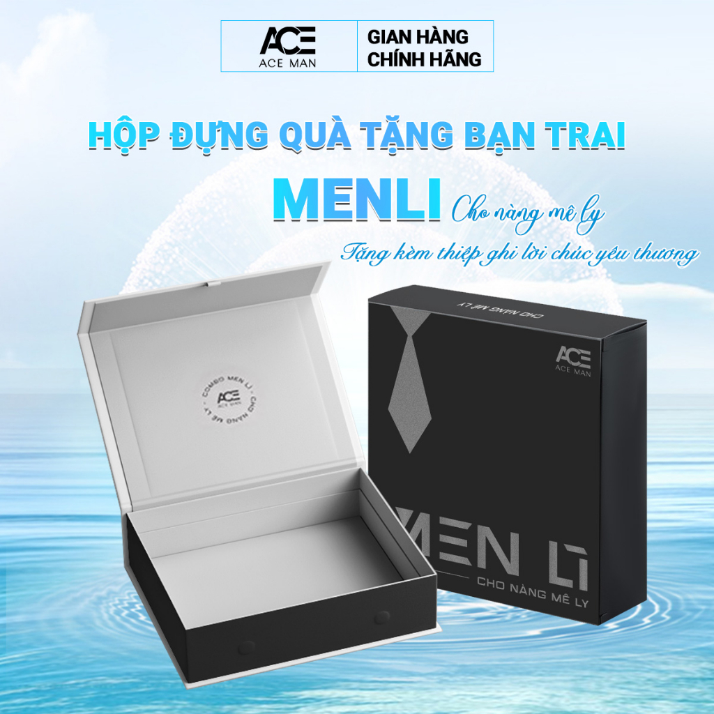 Hộp quà tặng bạn trai, người yêu Men lì - ACEMAN sang trọng, cá tính