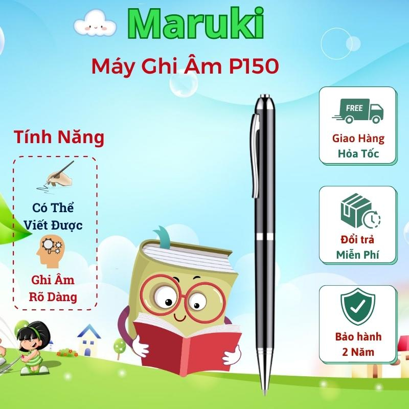 Máy ghi âm chính hãng nhỏ gọn chuyên nghiệp P150, dung lượng lưu trữ lớn, tự động ghi âm, viết được bảo hành 24 tháng
